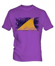 Tokelau Distressed Flag Mens T-Shirt