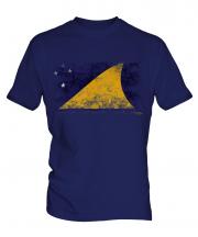Tokelau Distressed Flag Mens T-Shirt