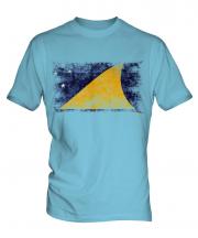 Tokelau Distressed Flag Mens T-Shirt