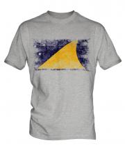 Tokelau Distressed Flag Mens T-Shirt