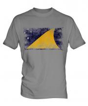 Tokelau Distressed Flag Mens T-Shirt