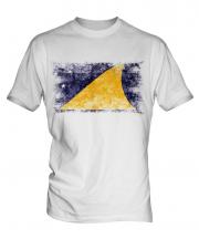 Tokelau Distressed Flag Mens T-Shirt
