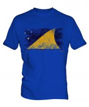 Tokelau Distressed Flag Mens T-Shirt