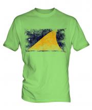 Tokelau Distressed Flag Mens T-Shirt