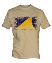 Tokelau Distressed Flag Mens T-Shirt