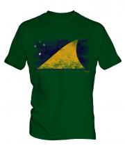 Tokelau Distressed Flag Mens T-Shirt