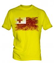 Tonga Distressed Flag Mens T-Shirt