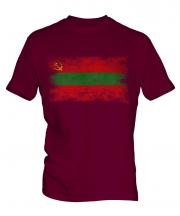 Transnistria Distressed Flag Mens T-Shirt