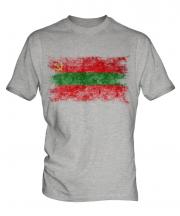 Transnistria Distressed Flag Mens T-Shirt
