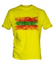 Transnistria Distressed Flag Mens T-Shirt
