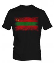 Transnistria Distressed Flag Mens T-Shirt