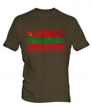 Transnistria Distressed Flag Mens T-Shirt