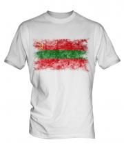 Transnistria Distressed Flag Mens T-Shirt