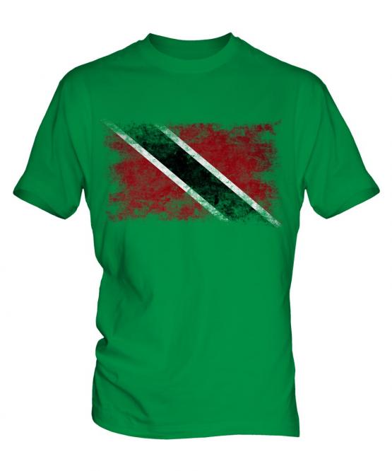 Trinidad And Tobago Distressed Flag Mens T-Shirt
