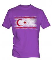 Turkish Republic Of Northern Cyprus Distressed Flag Mens T-Shirt