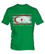 Turkish Republic Of Northern Cyprus Distressed Flag Mens T-Shirt