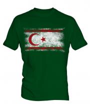 Turkish Republic Of Northern Cyprus Distressed Flag Mens T-Shirt