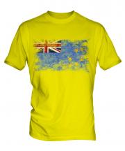 Tuvalu Distressed Flag Mens T-Shirt