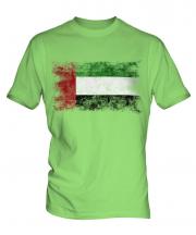 United Arab Emirates Distressed Flag Mens T-Shirt