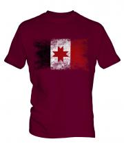Udmurtia Distressed Flag Mens T-Shirt