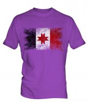 Udmurtia Distressed Flag Mens T-Shirt
