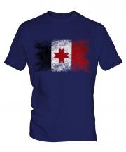 Udmurtia Distressed Flag Mens T-Shirt