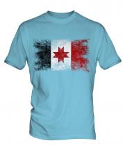 Udmurtia Distressed Flag Mens T-Shirt
