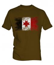 Udmurtia Distressed Flag Mens T-Shirt