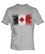 Udmurtia Distressed Flag Mens T-Shirt