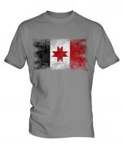 Udmurtia Distressed Flag Mens T-Shirt