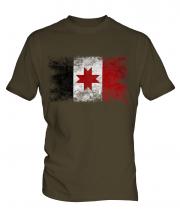 Udmurtia Distressed Flag Mens T-Shirt