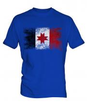 Udmurtia Distressed Flag Mens T-Shirt
