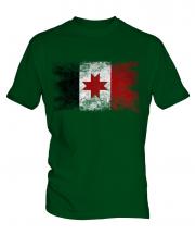 Udmurtia Distressed Flag Mens T-Shirt