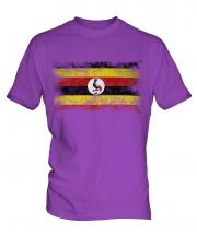Uganda Distressed Flag Mens T-Shirt