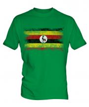 Uganda Distressed Flag Mens T-Shirt