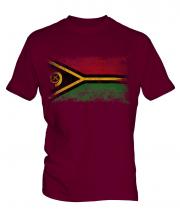 Vanuatu Distressed Flag Mens T-Shirt