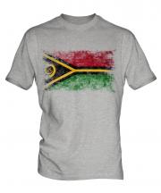 Vanuatu Distressed Flag Mens T-Shirt