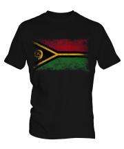 Vanuatu Distressed Flag Mens T-Shirt