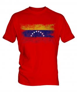 Venezuela Distressed Flag Mens T-Shirt