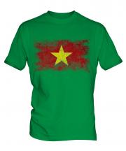 Vietnam Distressed Flag Mens T-Shirt
