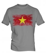 Vietnam Distressed Flag Mens T-Shirt