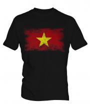 Vietnam Distressed Flag Mens T-Shirt