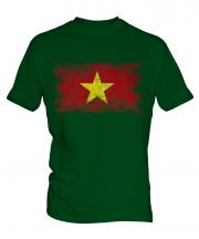 Vietnam Distressed Flag Mens T-Shirt