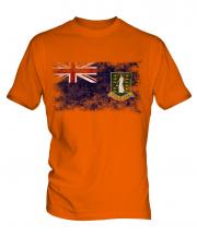 Uk Virgin Islands Distressed Flag Mens T-Shirt