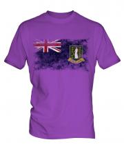 Uk Virgin Islands Distressed Flag Mens T-Shirt