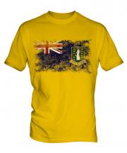 Uk Virgin Islands Distressed Flag Mens T-Shirt