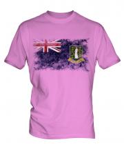 Uk Virgin Islands Distressed Flag Mens T-Shirt