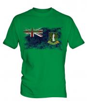 Uk Virgin Islands Distressed Flag Mens T-Shirt