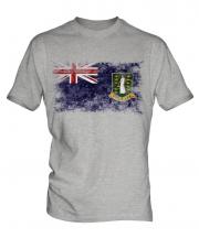 Uk Virgin Islands Distressed Flag Mens T-Shirt
