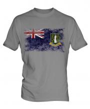 Uk Virgin Islands Distressed Flag Mens T-Shirt